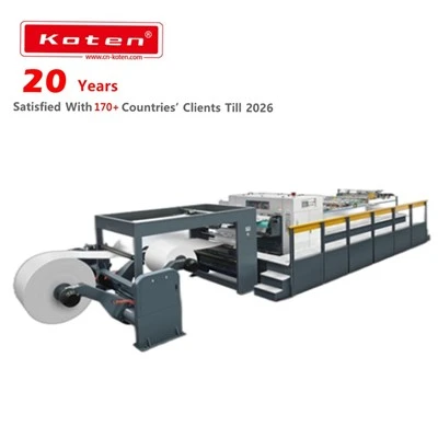 Double Rotary Roll To Sheet Cutting Machine